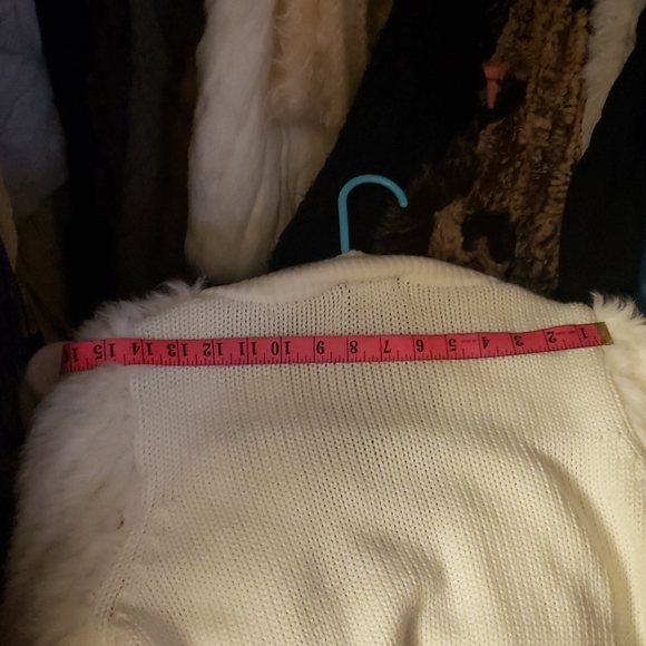 Dolce Cabo Ivory Rabbit Fur Sweater - Picture 8 of 8